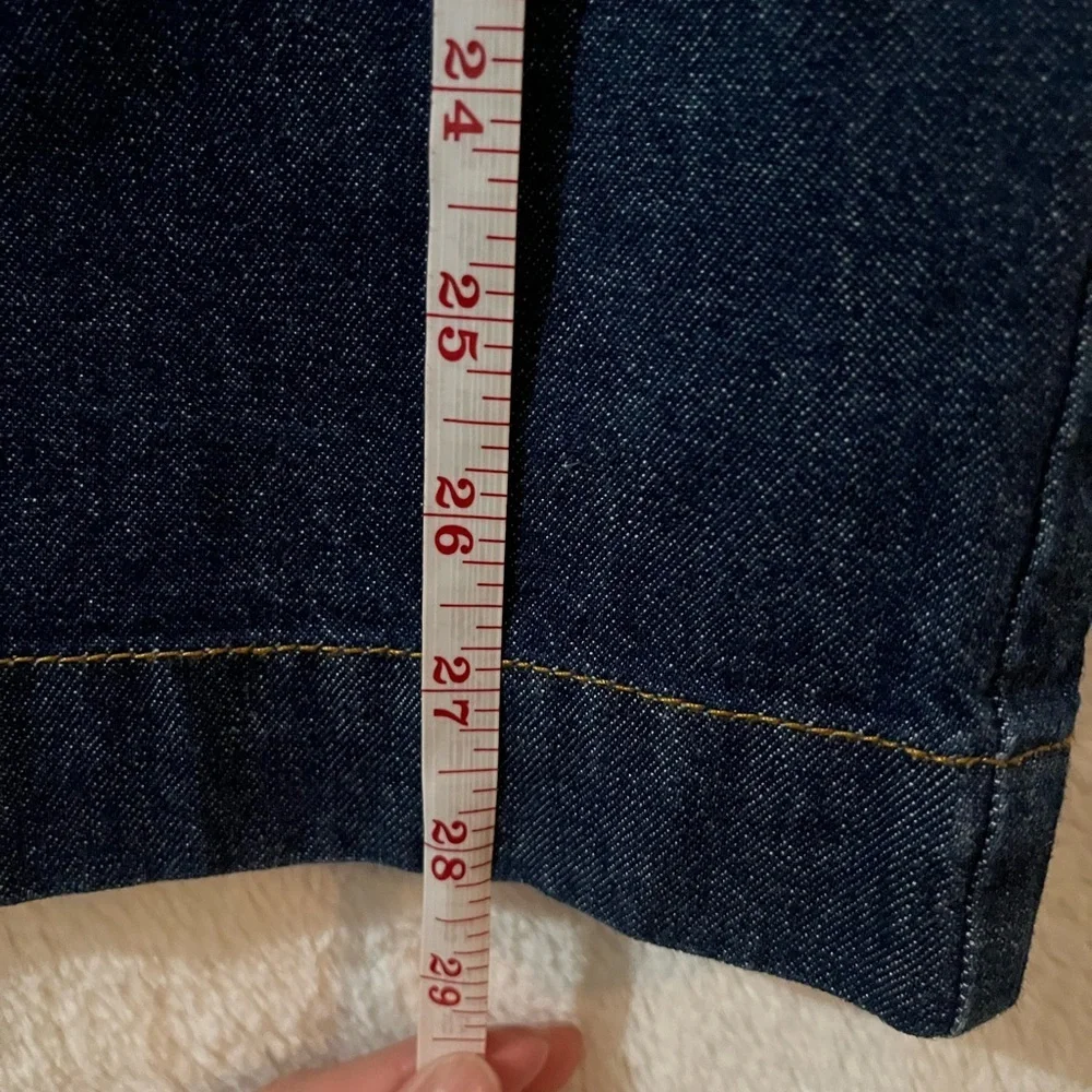 Y2K Levi’s denim skirt, size 5, midi-length circa 2001 - Picture 3 of 4